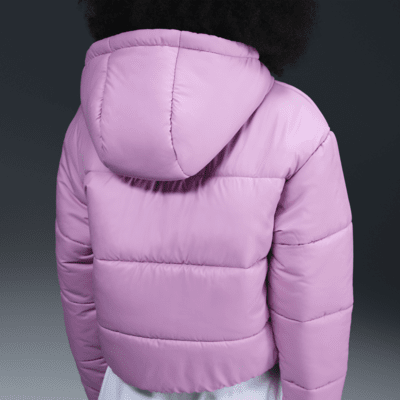 Chamarra con gorro Therma-FIT holgada para mujer Nike Sportswear Classic Puffer