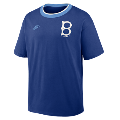 Brooklyn Dodgers Cooperstown Ringer Men's Nike MLB T-Shirt from Nike - $60