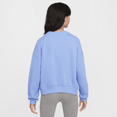 Nike Sportswear Club Fleece Girls' Boxy Crew-Neck Sweatshirt