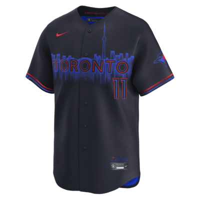 Jersey Nike Dri-FIT ADV de la MLB Limited para hombre Bo Bichette Toronto Blue Jays City Connect