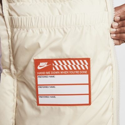 Nike Sportswear Heavyweight Synthetic Fill EasyOn Big Kids' Therma-FIT Repel Loose Hooded Parka