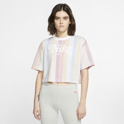 nike rainbow crop top