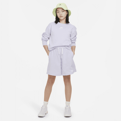 Nike Sportswear Trend 大童 (女童) 高腰梭織短褲