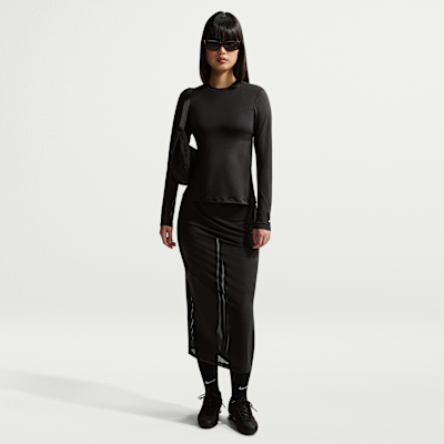 Falda slim midi transparente para mujer Nike Sportswear