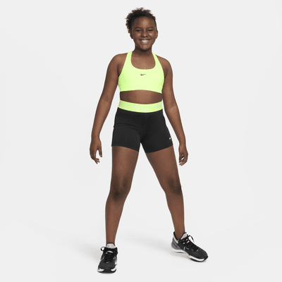 Nike Swoosh Big Kids' (Girls') Sports Bra (Extended Size)