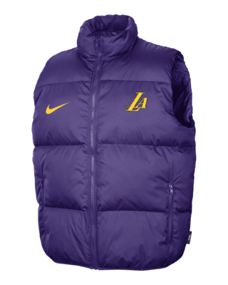 Мужская безрукавка Los Angeles Lakers City Edition Nike NBA Puffer Vest