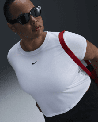 Женская футболка Nike Sportswear Chill Knit Cropped (Plus Size)