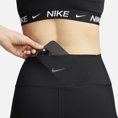 Leggings tiro alto de 7/8 con bolsillos para mujer Nike One