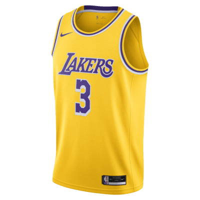 Anthony Davis Lakers Icon Edition 2020 Nike NBA Swingman Jersey ...