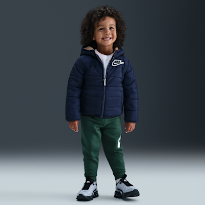 Chamarra acolchada/polar reversible para bebé Nike