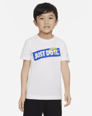 Interactie kast Zij zijn Nike "Just Do It" Embroidery Tee Little Kids' T-Shirt. Nike.com