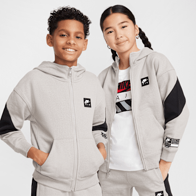 Nike Air Older Kids' Fleece Full-Zip Hoodie