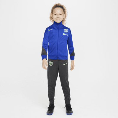 Survêtement de foot en maille Nike Dri-FIT FC Barcelona Strike 3e tenue pour enfant