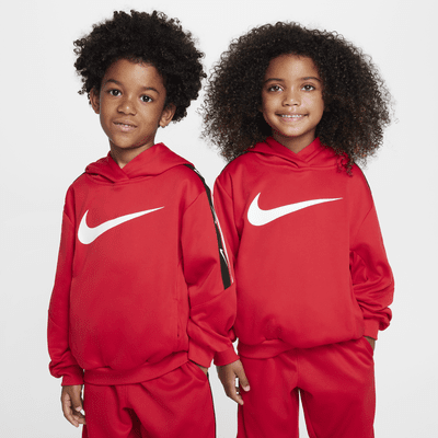 Conjunto de pants y sudadera sin cierre de poliéster para niños talla pequeña Nike Dri-FIT Sportswear Club