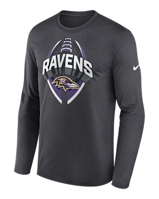 Мужская футболка Baltimore Ravens Legend Icon Nike Dri-FIT NFL Long-Sleeve