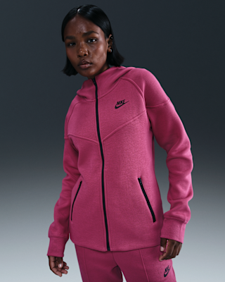 Женское худи Nike Sportswear Tech Fleece Windrunner Full-Zip Hoodie для бега