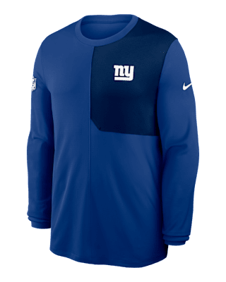 Мужские  New York Giants Sideline Coach Nike Dri-FIT NFL Long-Sleeve Top