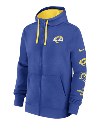 Мужское худи Los Angeles Rams Club Nike NFL Full-Zip Hoodie