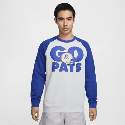 Nike Historic Raglan (NFL Patriots) Men's Sweatshirt