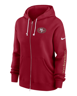 Женское худи San Francisco 49ers Phoenix Nike NFL Full-Zip Hoodie