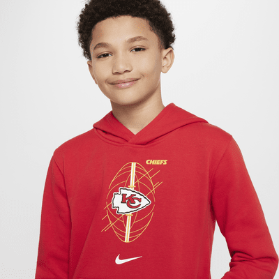 Kansas City Chiefs Icon Older Kids' Nike NFL Pullover Hoodie