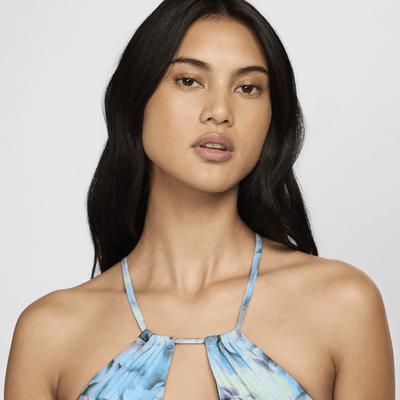 Top bikini con lacci Nike Swim – Donna