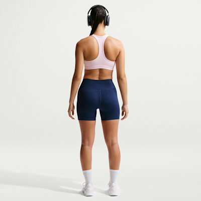 Nike One Bike Shorts mit hohem Bund für Damen (ca. 12,5 cm)