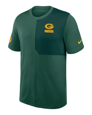 Мужские  Green Bay Packers Sideline Coach Nike Dri-FIT NFL Top