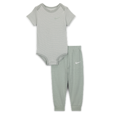 Nike Baby (12-24M) Striped Bodysuit and Joggers Set