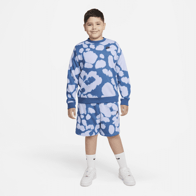 Nike Sportswear Big Kids' (Boys') Printed French Terry Sweatshirt (Extended Size)