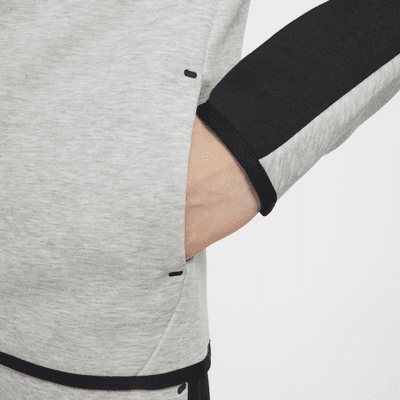 Nike Sportswear Tech Fleece-hættetrøje med lynlås til større børn