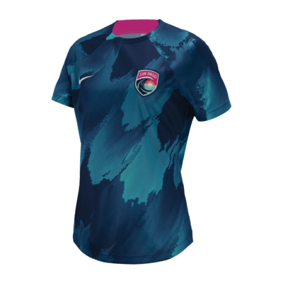 San Diego Wave FC Women's Nike NWSL Pre-Match Top