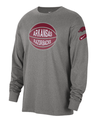 Мужская футболка Arkansas Fast Break Nike College Long-Sleeve