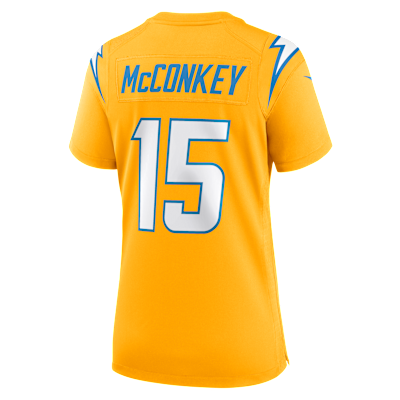 Jersey Nike de la NFL Game para mujer Ladd McConkey Los Angeles Chargers