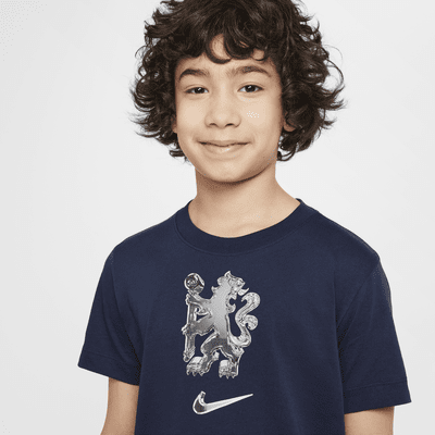 Chelsea F.C. Older Kids' Nike Football T-Shirt