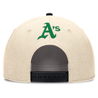 Gorra Nike de la MLB ajustable para hombre Oakland Athletics Rise