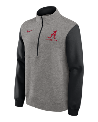 Мужские  Alabama Club Nike College 1/2-Zip Crew