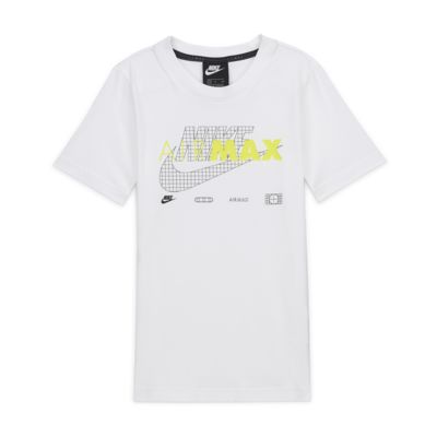 white nike air max t shirt