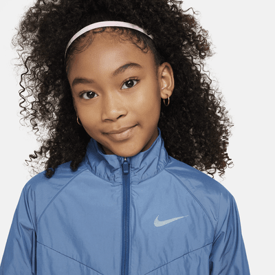 Chamarra holgada para niñas talla grande Nike Sportswear Windrunner