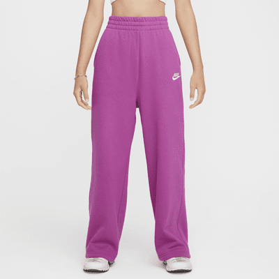 Nike Sportswear Club Fleece Girls' Wide-Leg Pants