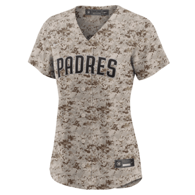 Jersey Nike de la MLB Replica para mujer Manny Machado San Diego Padres USMC