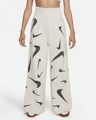 Женские  Nike Sportswear Phoenix Cozy Bouclé High-Waisted Wide-Leg Knit Pants