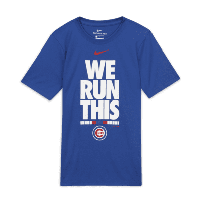 Nike / Youth Boys' New York Mets Blue Logo Legend T-Shirt