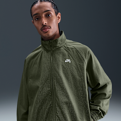Nike SB 丹寧全長式拉鍊田徑外套