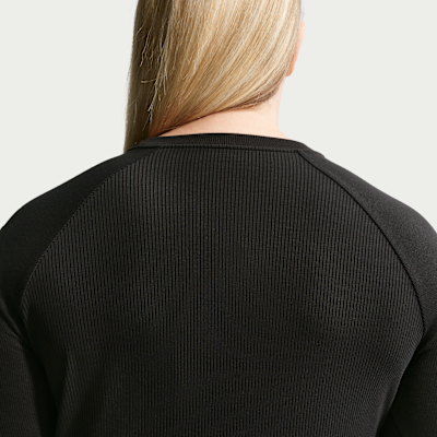 Nike Sportswear Chill Knit Women's Tight Long-Sleeve Ribbed Top (Plus Size)