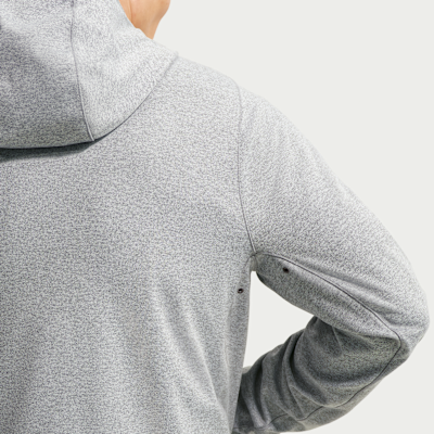 Sudadera con gorro de alto rendimiento Dri-FIT de cierre completo con protección contra los rayos UV para hombre Nike Primary NanoKnit