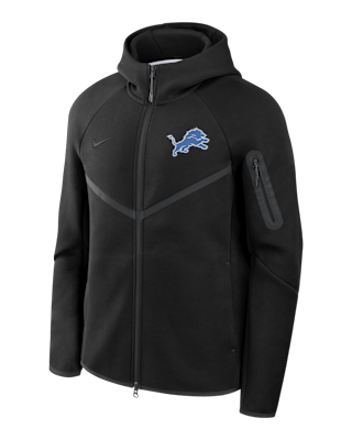 Мужская куртка Detroit Lions Tech Fleece Windrunner Nike NFL Full-Zip Hooded для бега
