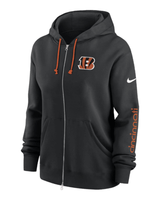 Женское худи Cincinnati Bengals Phoenix Nike NFL Full-Zip Hoodie