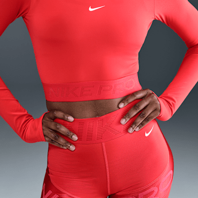 Shorts de ciclismo Dri-FIT de tiro alto de 13 cm para mujer Nike Pro Sculpt