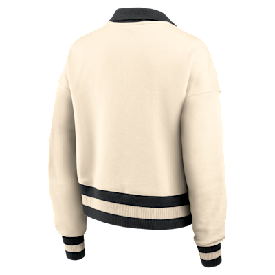 Georgia Legacy Women's Nike College Cropped 1/4-Zip Crew
